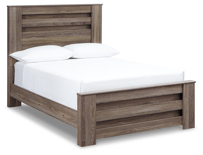 Zelen Full Panel Bed with Mirrored Dresser, Chest and 2 Nightstands at Towne & Country Furniture (AL) furniture, home furniture, home decor, sofa, bedding