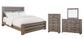Zelen King Panel Bed with Mirrored Dresser, Chest and Nightstand at Towne & Country Furniture (AL) furniture, home furniture, home decor, sofa, bedding