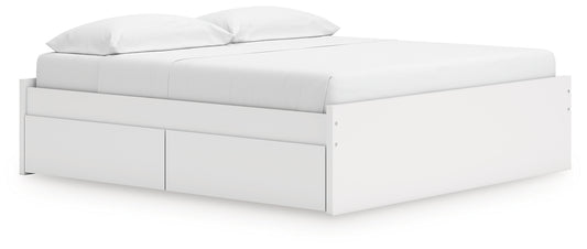 Ashley Express - Onita King Platform Bed with 1 Side Storage