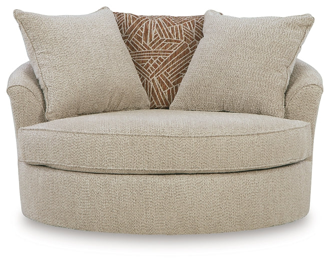 Steelwater Retreat Oversized Swivel Accent Chair