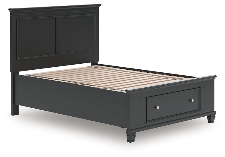 Lanolee Full Panel Storage Bed, Dresser and Mirror