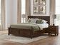 Danabrin California King Panel Storage Bed, Dresser, Mirror and Nightstand