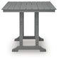 Ashley Express - Sanctuary Beach Square Counter TBL w/UMB OPT
