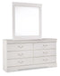 Anarasia Full Sleigh Bed, Dresser, Mirror, Chest and Nightstand