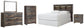 Drystan Queen Bookcase Headboard, Dresser, Mirror, Chest and Nightstand