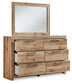 Hyanna King Panel Headboard, Dresser and Mirror