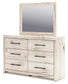 Lawroy Full Panel Headboard, Dresser and Mirror