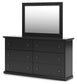 Maribel Full Panel Bed, Dresser, Mirror, Chest and Nightstand