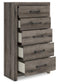 Graystorm Full Panel Bed, Dresser, Mirror, Chest and Nightstand