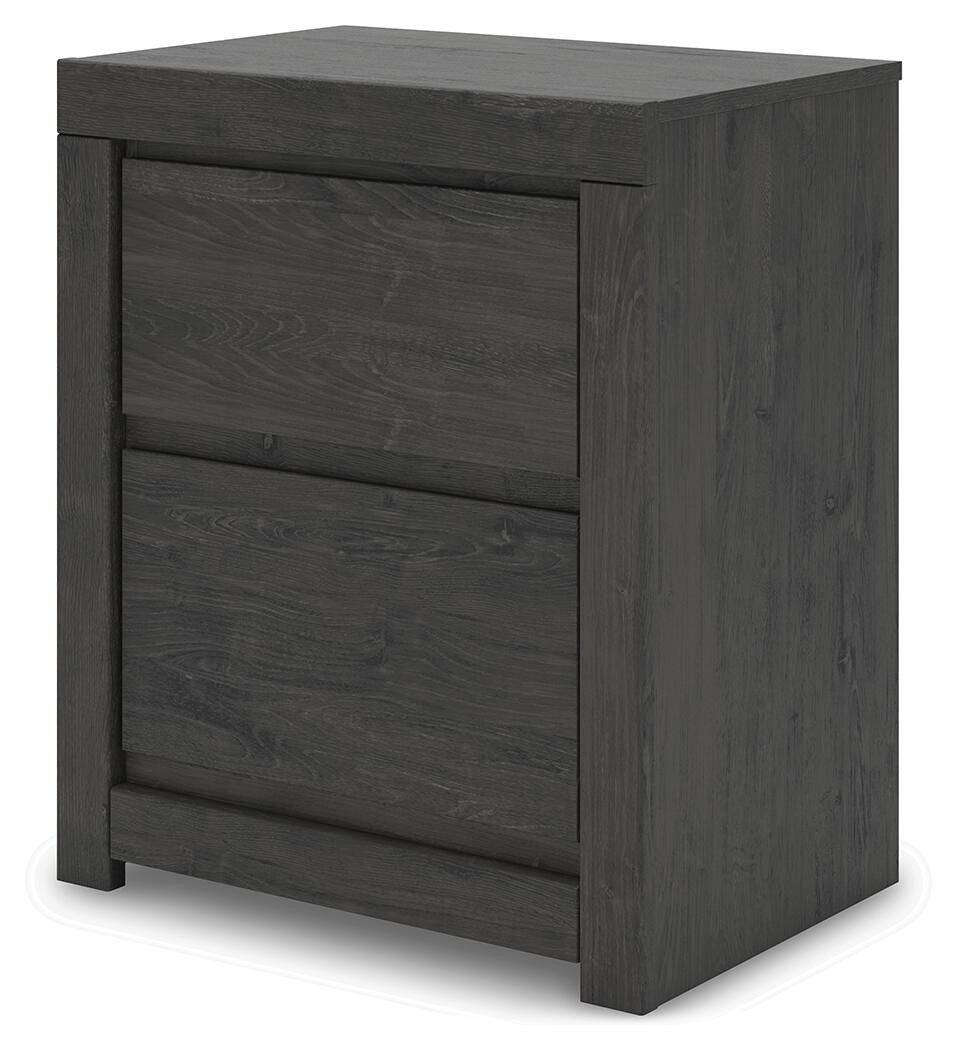 Fraluna King Panel Storage Bed, Dresser, Mirror, Chest and Nightstand