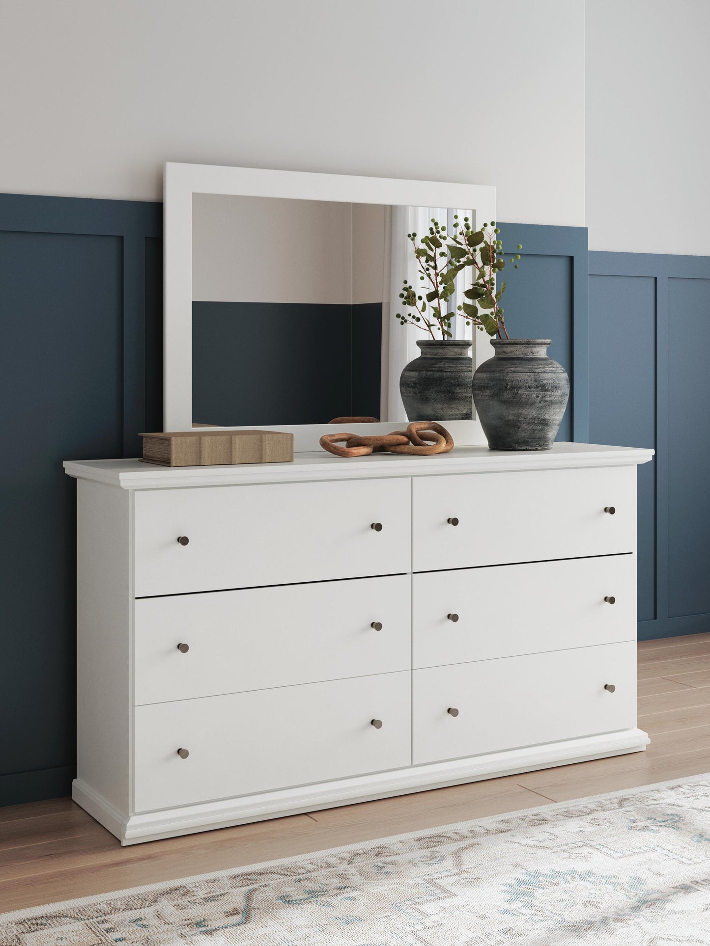 Bostwick Shoals Full Panel Bed, Dresser, Mirror and Nightstand