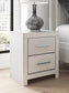 Zuraleus Queen Upholstered Panel Platform Bed, Dresser, Mirror, Chest and Nightstand