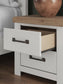 Savonport Twin Panel Bed. Dresser, Mirror and Nightstand