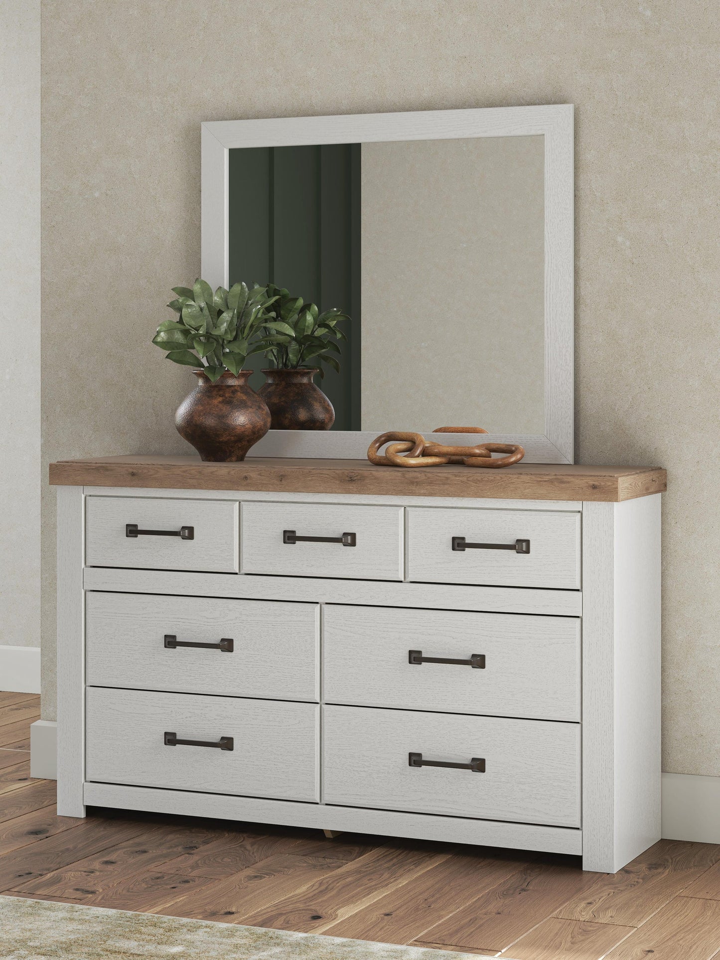 Savonport Full Panel Bed, Dresser and Mirror