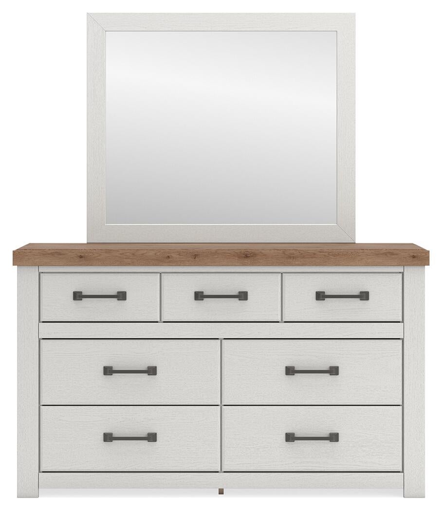 Savonport Twin Panel Bed, Dresser, Mirror, Chest and Nightstand