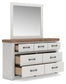 Savonport Queen Panel Bed. Dresser, Mirror and Nightstand