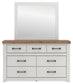 Savonport Queen Panel Bed, Dresser and Mirror