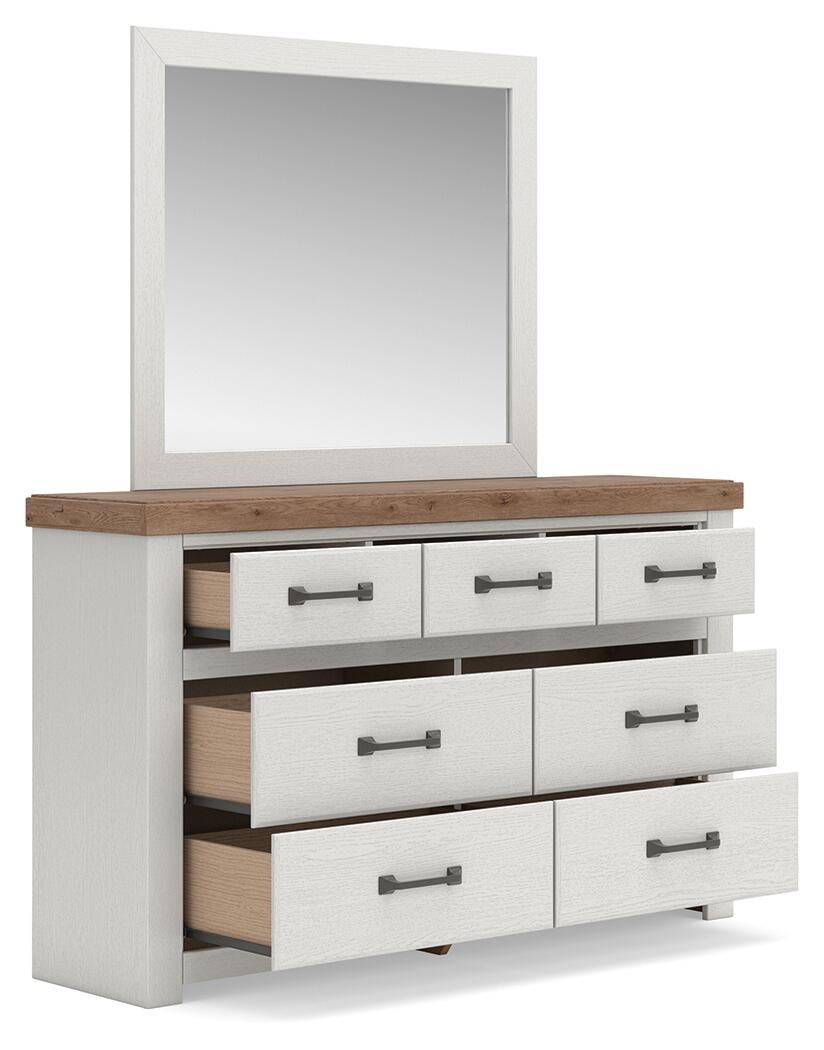Savonport Full Panel Bed, Dresser, Mirror, Chest and Nightstand