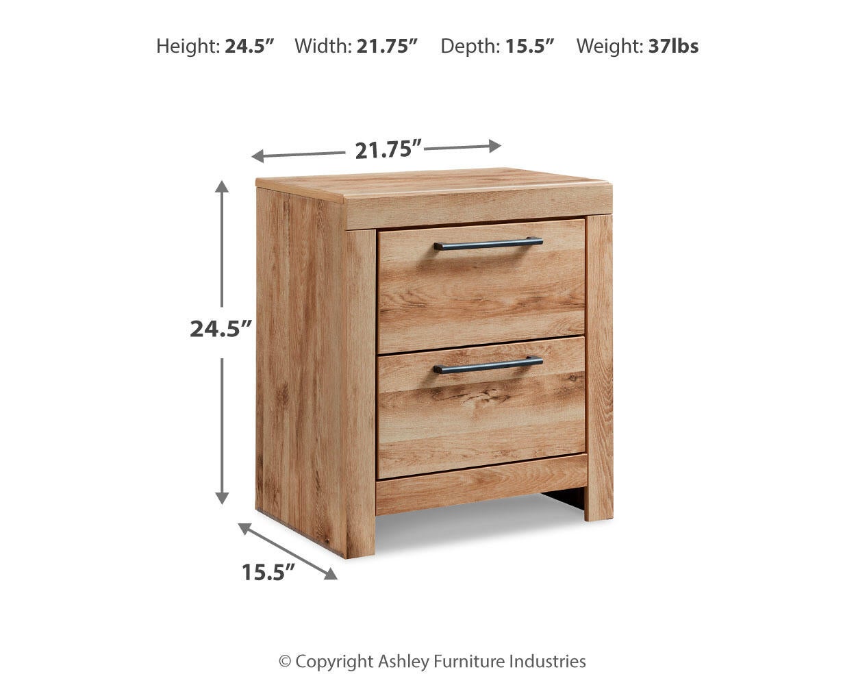 Hyanna Twin Panel Bed with 1 Side Storage, Dresser, Mirror and Nightstand